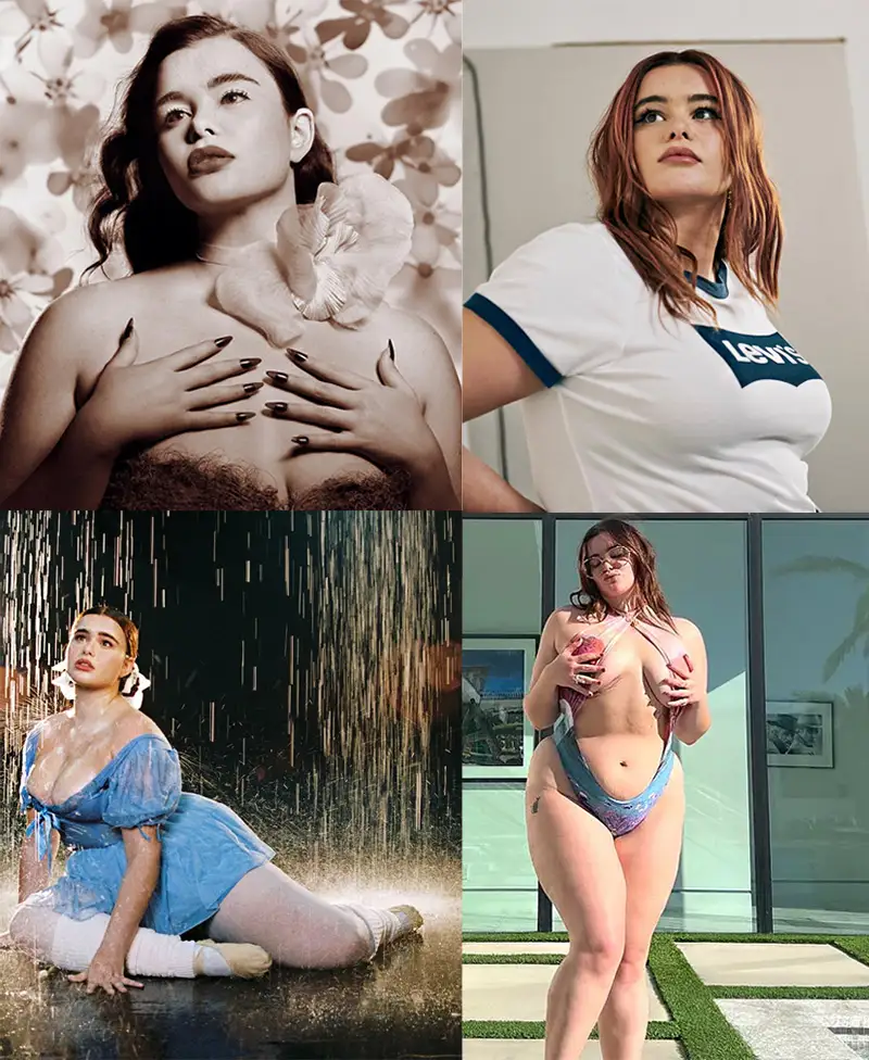 Four pictures of Barbie Ferreira.